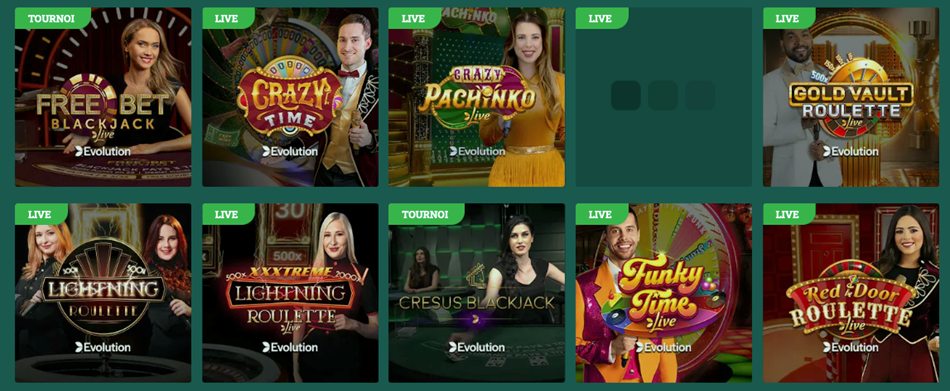 Casino en direct